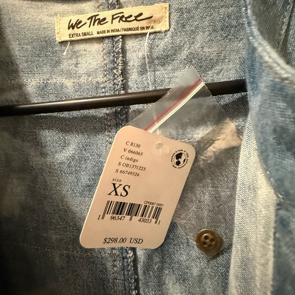 We The‎ Free Multicolor Patchwork long coat NWT - image 4